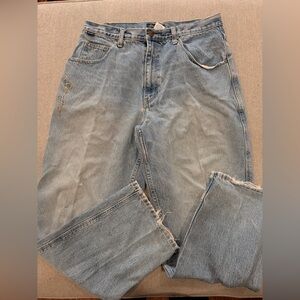 Sean John Men’s Vintage Embroidered Jeans Light Wash Denim Size 34